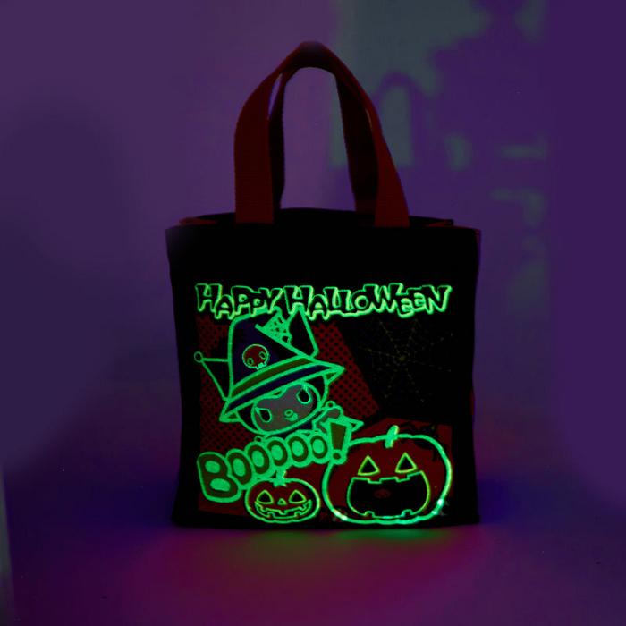 Hello Kitty Kuromi 2024 Halloween Glow-in-the-Dark Treat Bag Multicolor | CL_HK62243