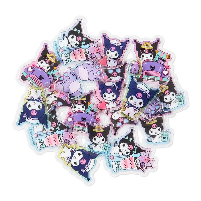 Hello Kitty Kuromi 24-Piece Summer Tee Mini Sticker Pack Moradas | CL_HK54333