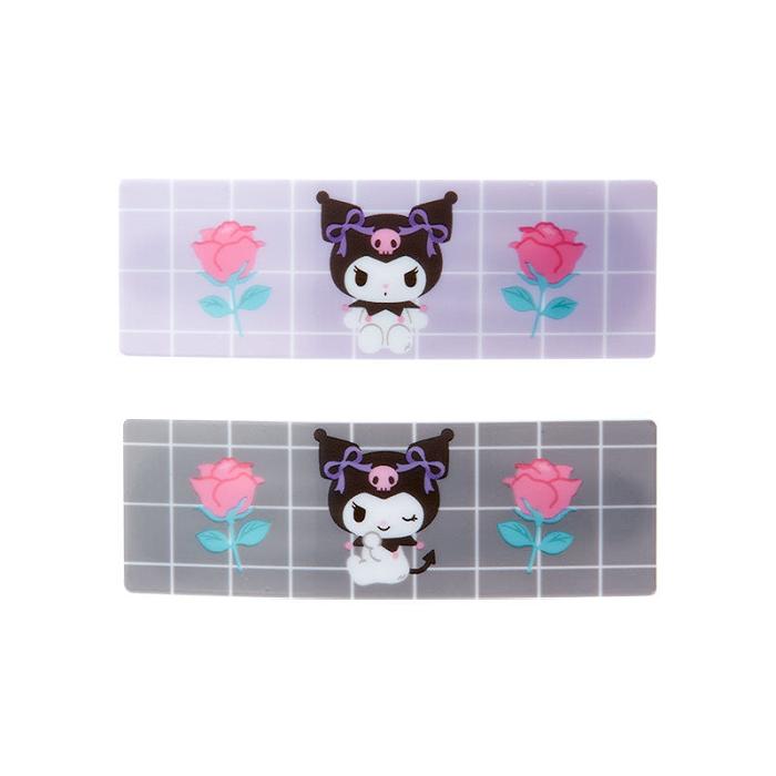 Hello Kitty Kuromi 2-Piece Hair Clip Set Moradas Gris | CL_HK50671