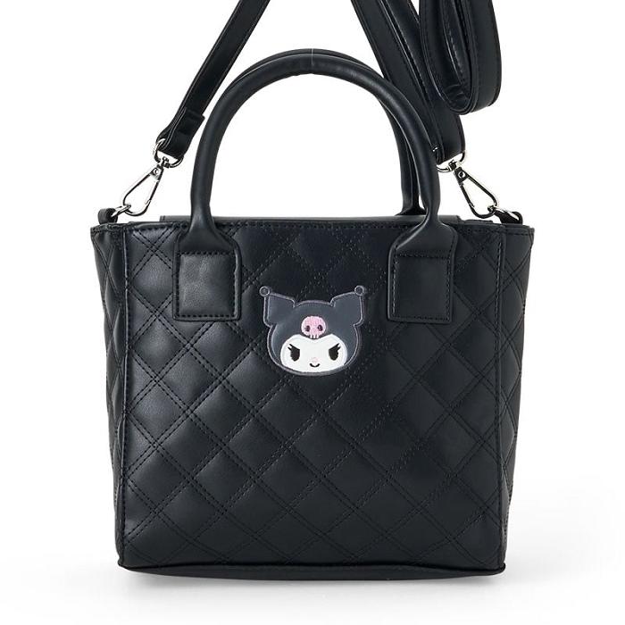 Hello Kitty Kuromi 2-Way Mini Quilted Negras | CL_HK16292