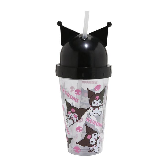 Hello Kitty Kuromi 3D Acrylic Travel Tumbler Negras | CL_HK65290