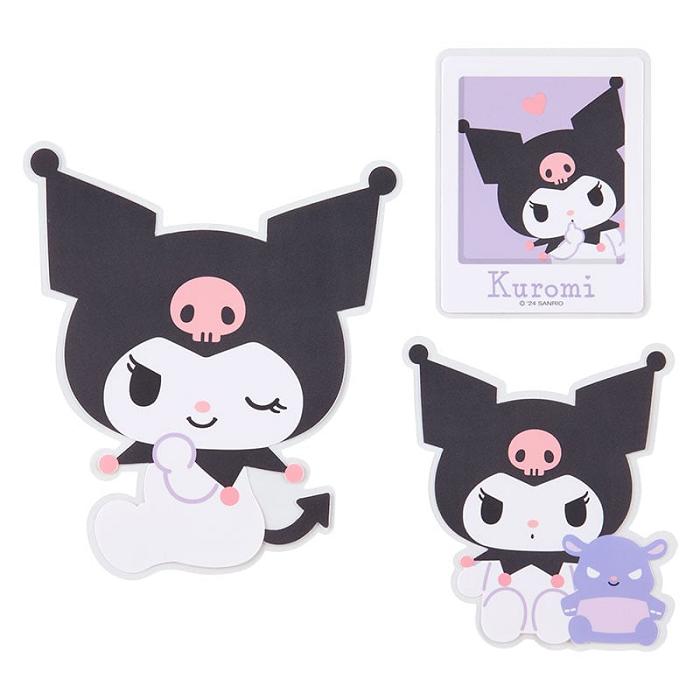 Hello Kitty Kuromi 3-pc Dress Your Tech Sticker Set Negras Moradas | CL_HK17248