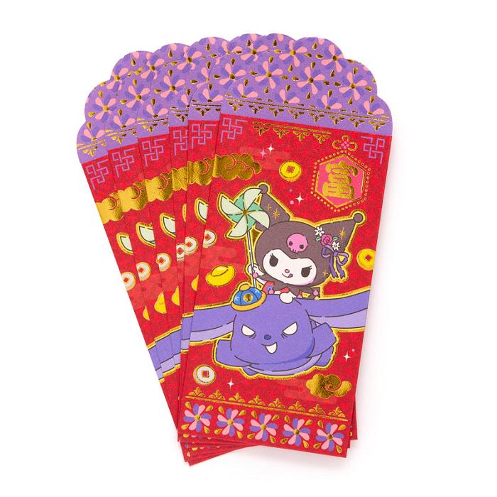 Hello Kitty Kuromi 8-pc Vertical Enclosure Envelopes (Red) Rojas | CL_HK98041