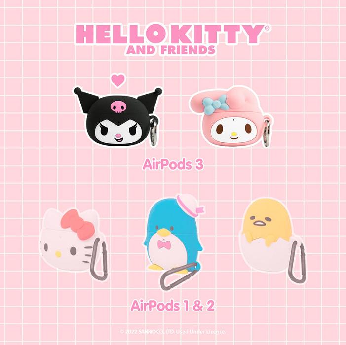 Hello Kitty Kuromi AirPods Case Negras | CL_HK54751