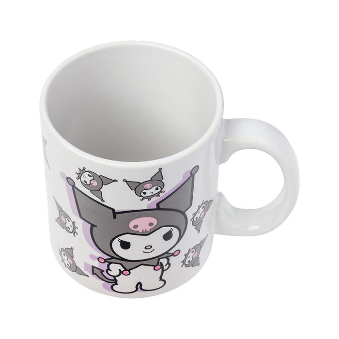 Hello Kitty Kuromi All-Over Print Ceramic Mug (Poses) Gris | CL_HK74484