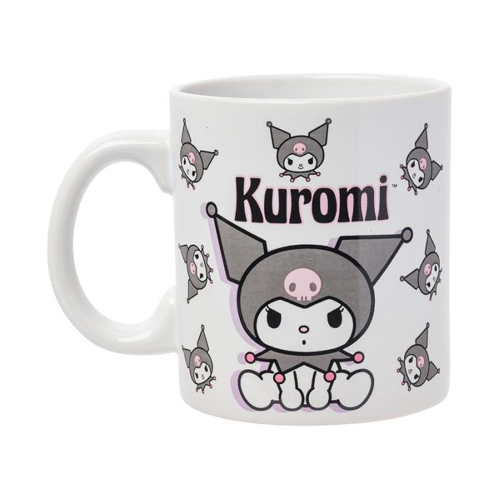 Hello Kitty Kuromi All-Over Print Ceramic Mug (Poses) Gris | CL_HK74484