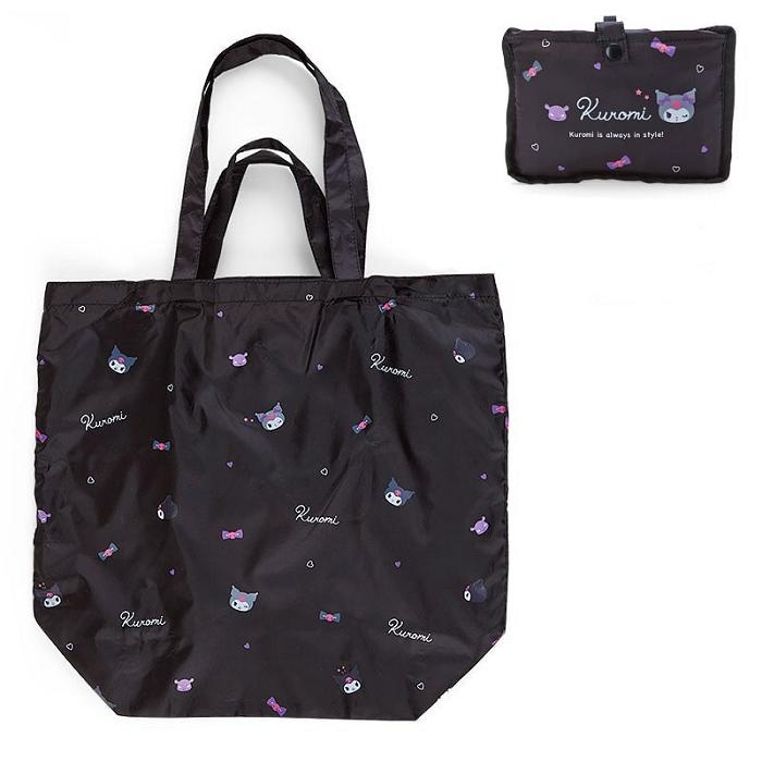 Hello Kitty Kuromi All-Over Print Reusable Tote Bag Negras | CL_HK26748