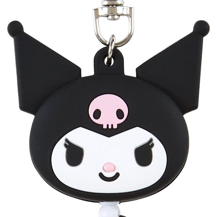 Hello Kitty Kuromi Bestie Face Badge Reel Moradas Negras | CL_HK61673