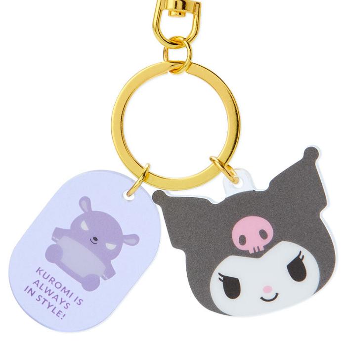 Hello Kitty Kuromi Besties Keychain Moradas Gris | CL_HK47767