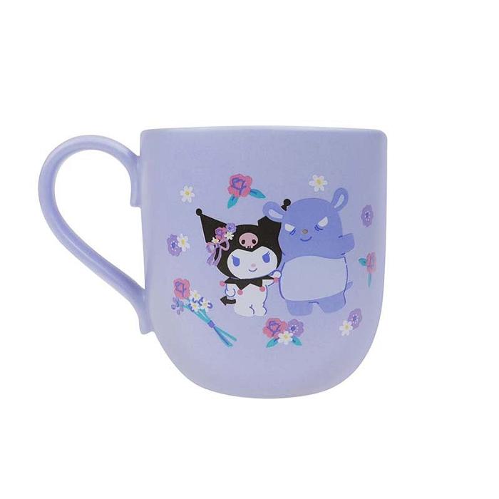 Hello Kitty Kuromi Ceramic Mug (Charming Florals Series) Moradas | CL_HK60789