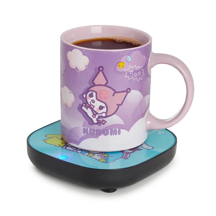 Hello Kitty Kuromi Coffee Mug Warmer Set Moradas | CL_HK30012