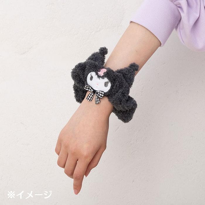 Hello Kitty Kuromi Cozy Plush Scrunchie (Gingham Bow) Negras | CL_HK65234