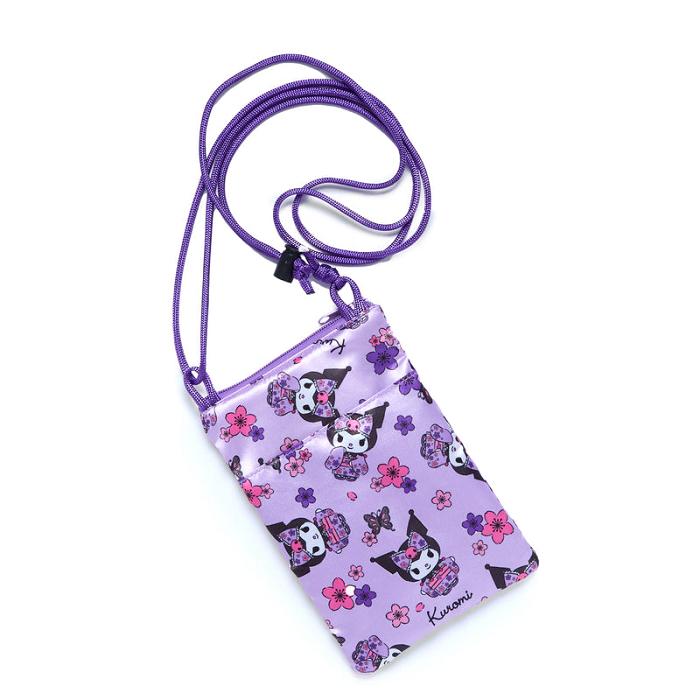 Hello Kitty Kuromi Crossbody Phone Bag (Spring Kimono Series) Moradas | CL_HK39900