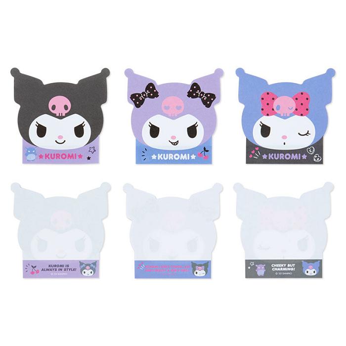 Hello Kitty Kuromi Die-cut Memo Pad Negras Rosas | CL_HK30289