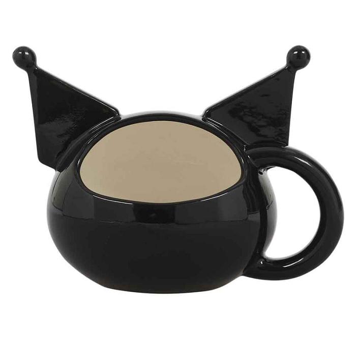 Hello Kitty Kuromi Face Sculpted Mug Negras | CL_HK20721