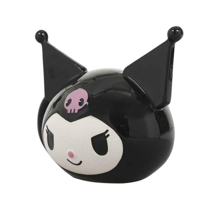 Hello Kitty Kuromi Face Sculpted Mug Negras | CL_HK20721