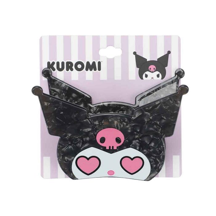 Hello Kitty Kuromi Heart Eyes Hair Clip Negras | CL_HK19126