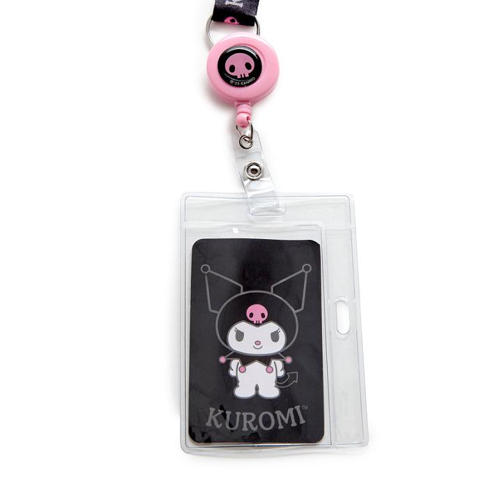 Hello Kitty Kuromi ID Badge Holder (Kuromify Print Series) Negras | CL_HK21573