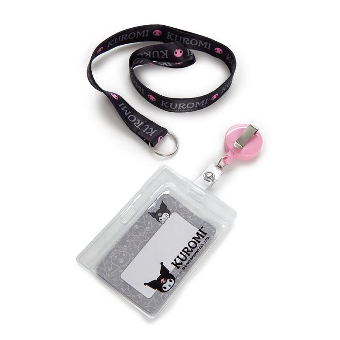 Hello Kitty Kuromi ID Badge Holder (Kuromify Print Series) Negras | CL_HK21573