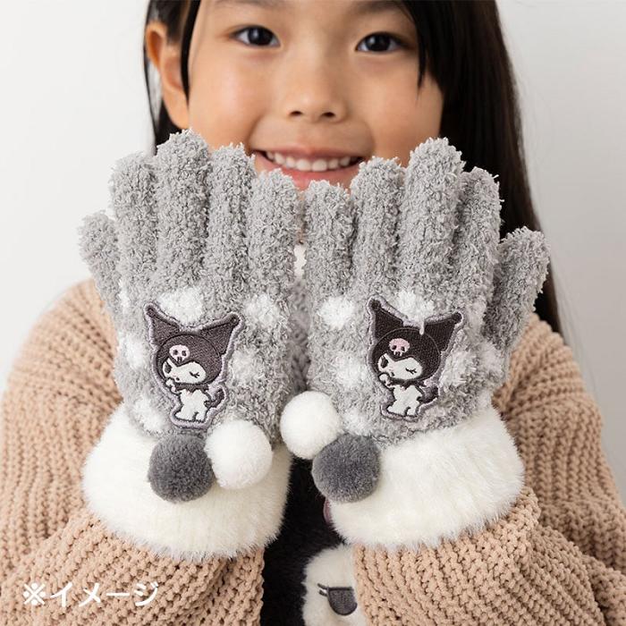 Hello Kitty Kuromi Kids Cozy Gloves Gris Blancas | CL_HK54907