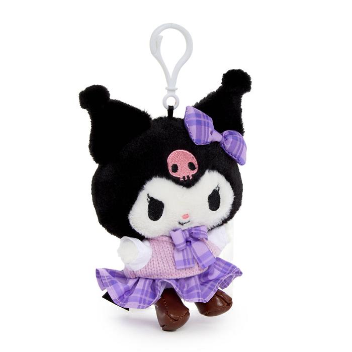 Hello Kitty Kuromi Mascot Clip (Uniform Series) Moradas Negras | CL_HK31525