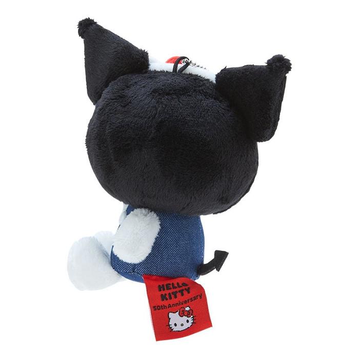 Hello Kitty Kuromi Mascot Keychain Plush (Hello, Everyone! Series) Azules Negras | CL_HK19465