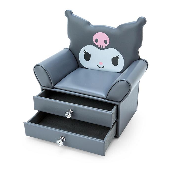 Hello Kitty Kuromi Mini Sofa Storage Chest Gris | CL_HK38060