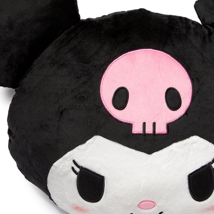 Hello Kitty Kuromi Oversized Face Plush (Just Lounging Series) Negras | CL_HK93612