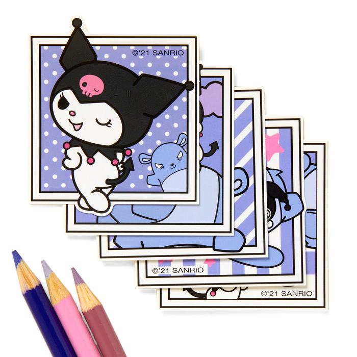 Hello Kitty Kuromi Photo Big Sticker Pack Moradas | CL_HK64536