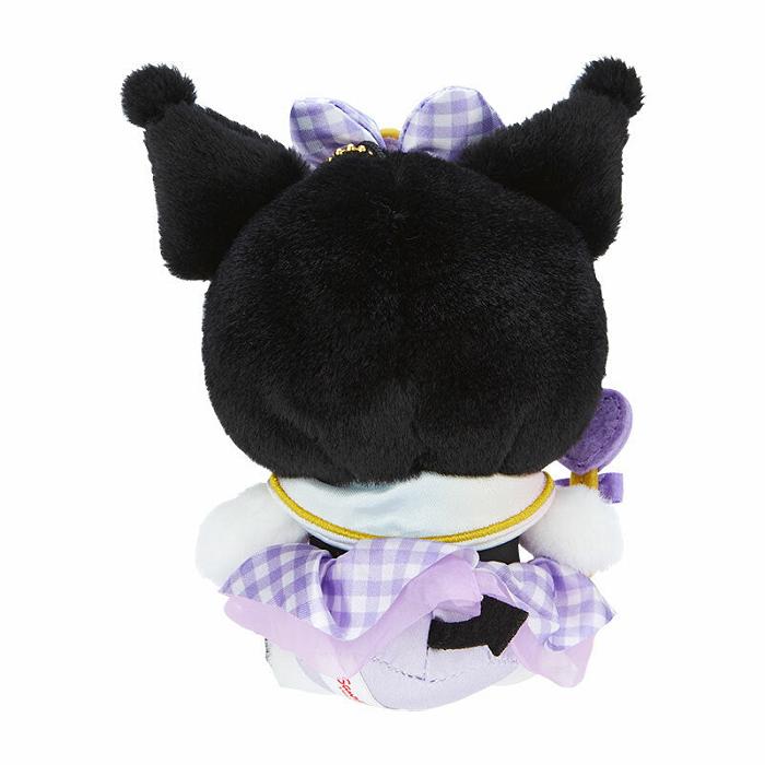 Hello Kitty Kuromi Plush Mascot Keychain (Love You More Series) Moradas | CL_HK14625