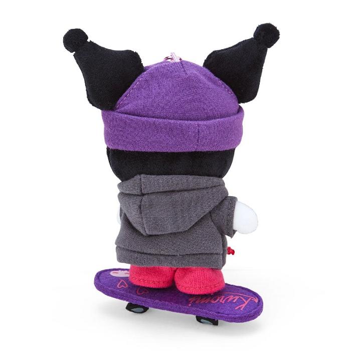 Hello Kitty Kuromi Plush Mascot Keychain (Sk8r Squad Series) Multicolor | CL_HK71831