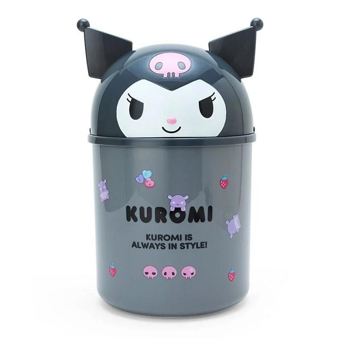 Hello Kitty Kuromi Tidy Trash Bin Gris | CL_HK44451