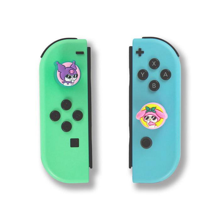 Hello Kitty Kuromi & My Melody x Sonix Nintendo Switch Thumb Grips (4pk) Multicolor | CL_HK65792