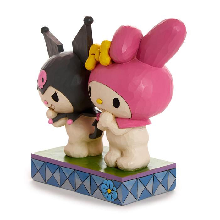 Hello Kitty Kuromi and My Melody Figurine (Jim Shore Sanrio Collection) Negras Rosas | CL_HK70345