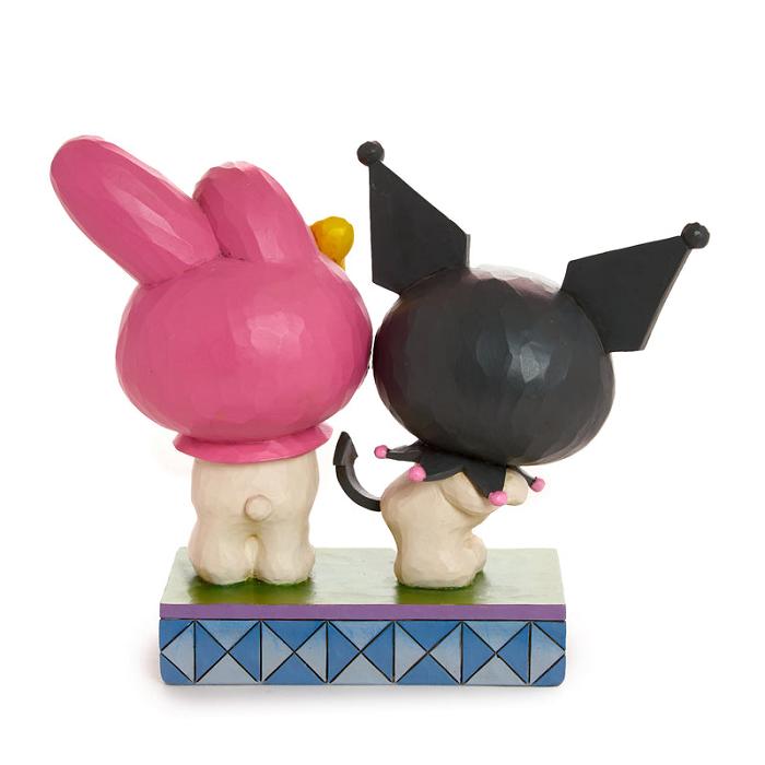 Hello Kitty Kuromi and My Melody Figurine (Jim Shore Sanrio Collection) Negras Rosas | CL_HK70345