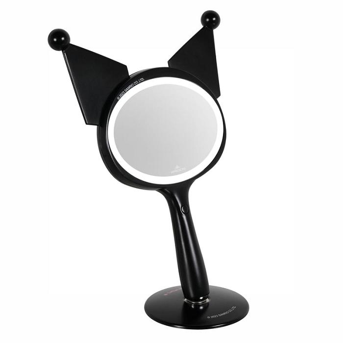 Hello Kitty Kuromi x Impressions Vanity LED Handheld Mirror Negras | CL_HK71265