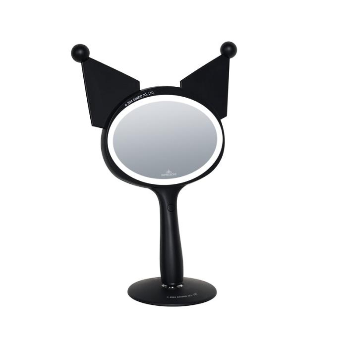 Hello Kitty Kuromi x Impressions Vanity LED Handheld Mirror Negras | CL_HK71265