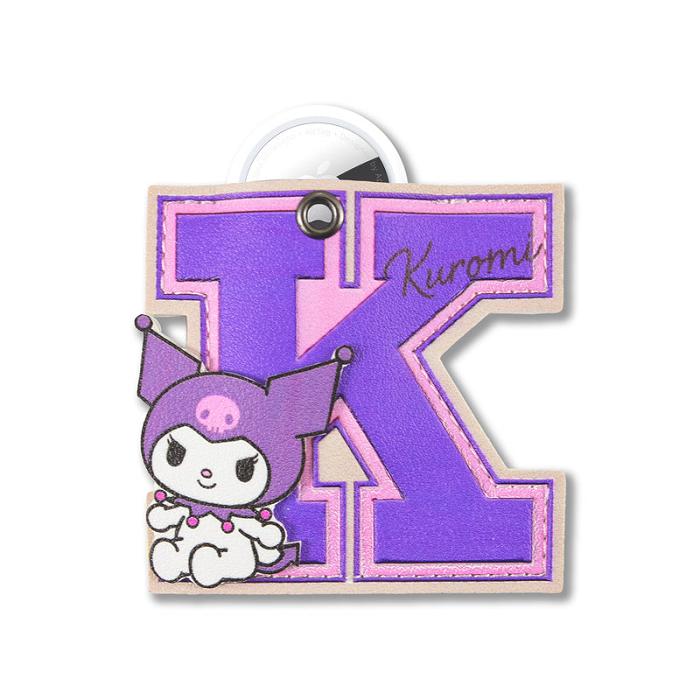 Hello Kitty Kuromi x Sonix College Letters AirTag Keychain Moradas | CL_HK20953