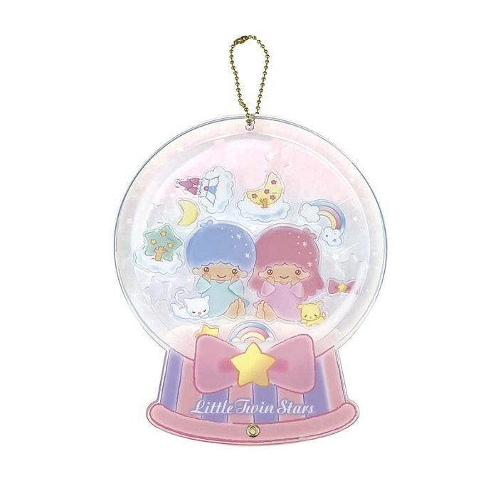 Hello Kitty LittleTwinStars Acrylic Keychain and Stand (Furry Friends Series) Rosas | CL_HK85444