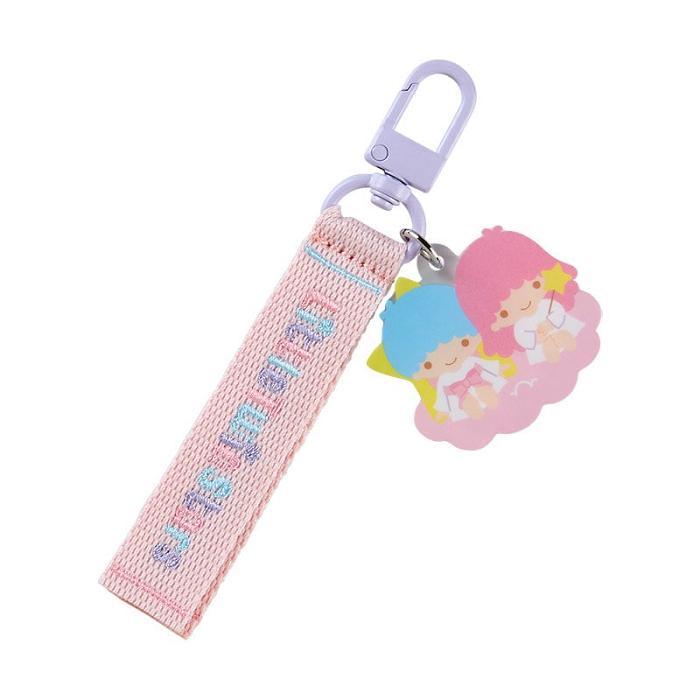 Hello Kitty LittleTwinStars Logo Keychain (Sanrio Character Award Series) Rosas | CL_HK84935