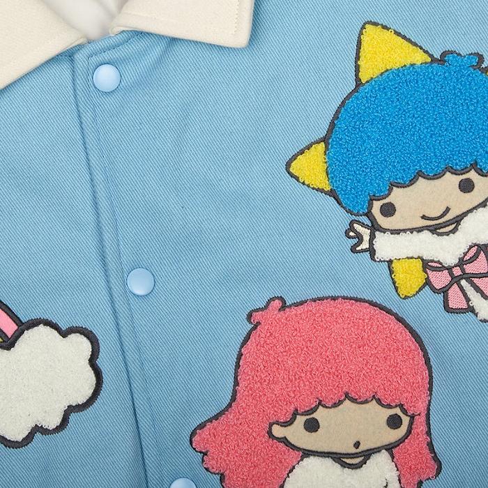 Hello Kitty LittleTwinStars x Dumbgood Varsity Jacket Azules | CL_HK59922