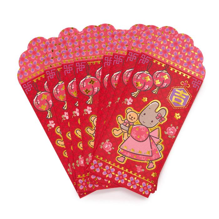 Hello Kitty Marron Cream 8-pc Vertical Enclosure Envelopes (Red) Rojas | CL_HK93939