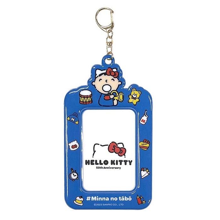 Hello Kitty Minna No Tabo ID Badge Holder (Hello, Everyone! Series) Azules | CL_HK27280