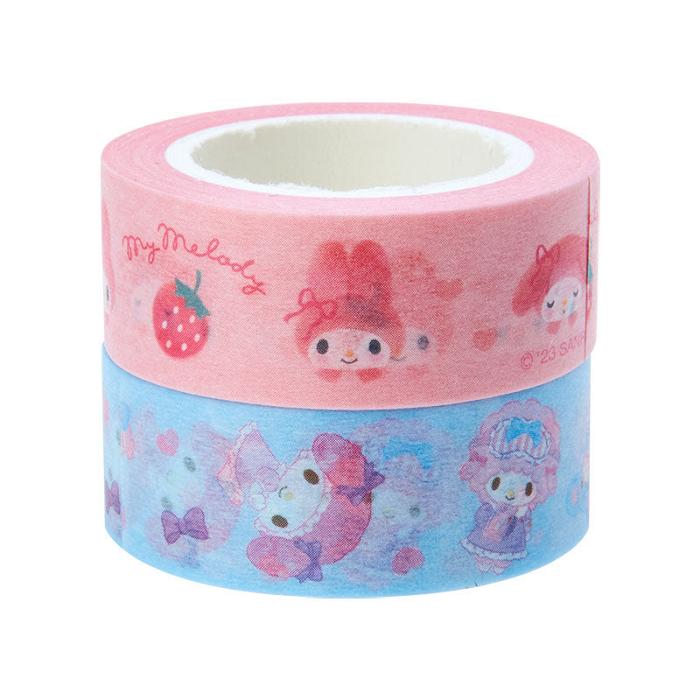 Hello Kitty My Melody 2-Piece Washi Tape Set Rosas | CL_HK50503