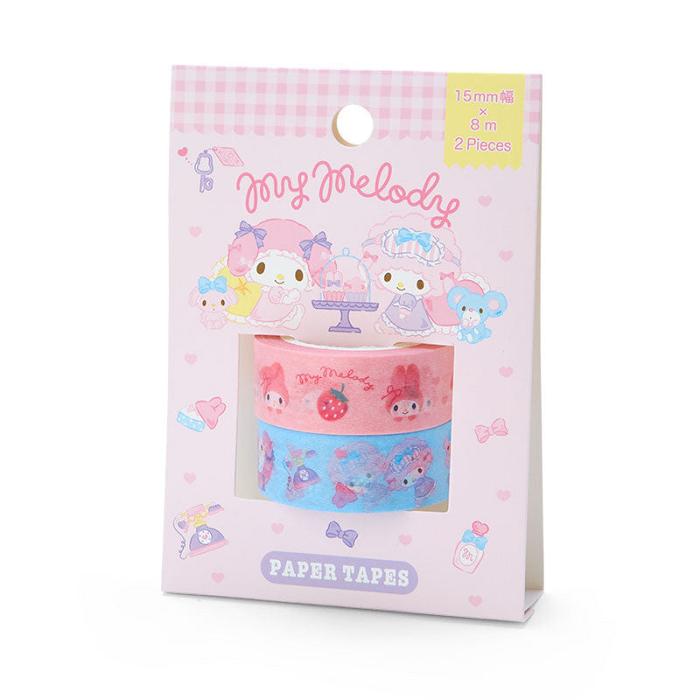 Hello Kitty My Melody 2-Piece Washi Tape Set Rosas | CL_HK50503