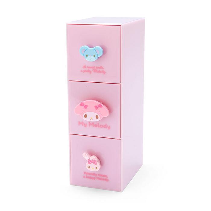 Hello Kitty My Melody 3-Tier Besties Stacking Container Rosas | CL_HK75012