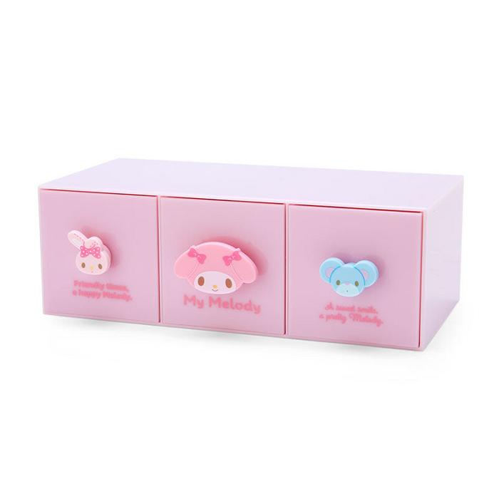 Hello Kitty My Melody 3-Tier Besties Stacking Container Rosas | CL_HK75012