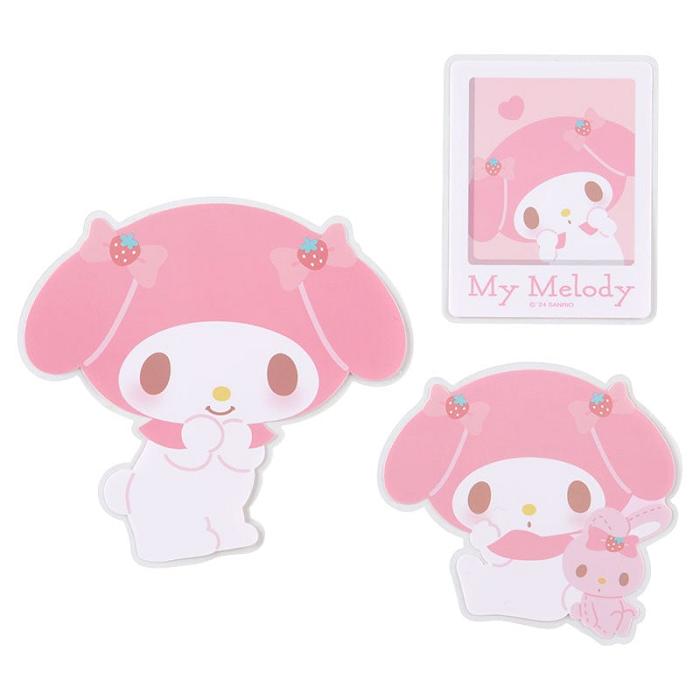 Hello Kitty My Melody 3-pc Dress Your Tech Sticker Set Rosas | CL_HK24432