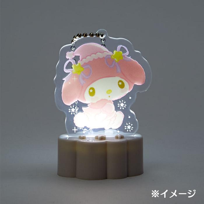 Hello Kitty My Melody Acrylic Keychain and Light Stand Rosas | CL_HK89048