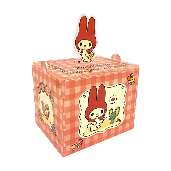 Hello Kitty My Melody Acrylic Storage Case (Red Classic Gingham Series) Naranjas | CL_HK39097